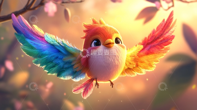 高清大图下载【趣麦麦图】好看鸟插画7