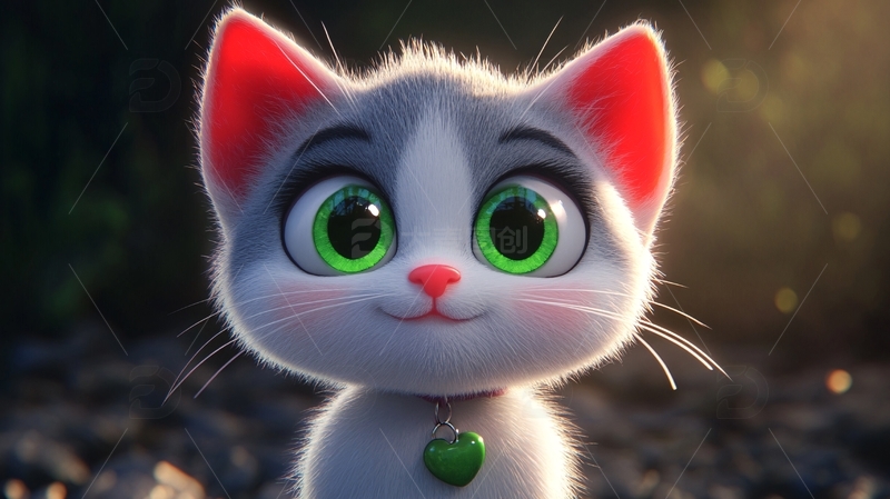 高清大图下载【趣麦麦图】卡通猫咪16