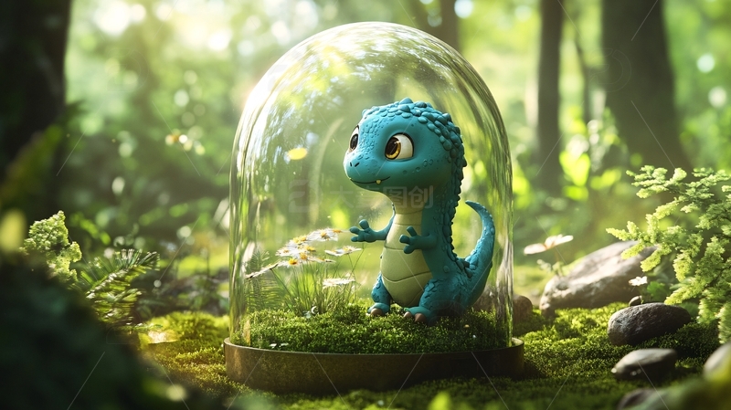 呆萌小恐龙形象16