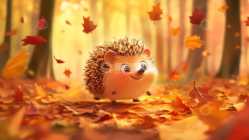 高清大图下载【趣麦麦图】小刺猬临摹5