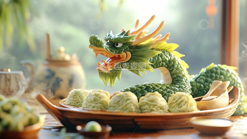 高清大图下载【趣麦麦图】端午节场景图