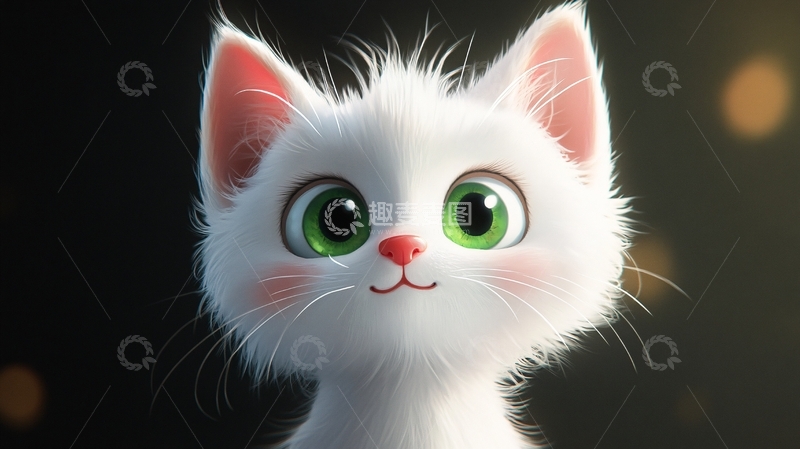 高清大图下载【趣麦麦图】卡通猫咪14