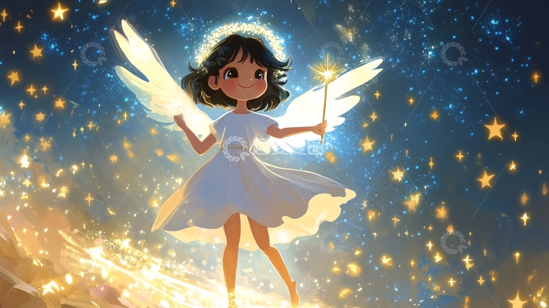 高清大图下载【趣麦麦图】梦幻天使童话故事6