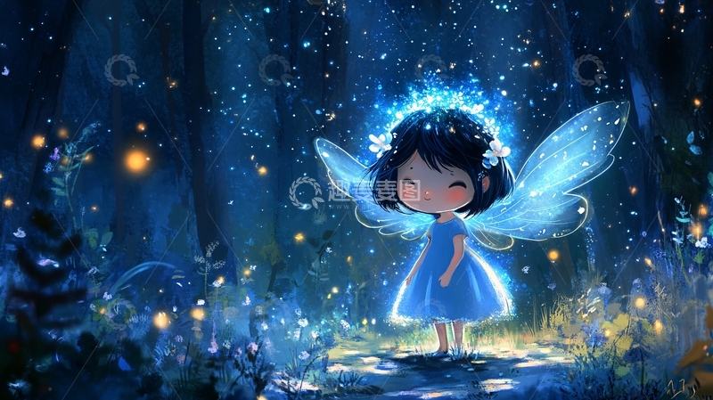 高清大图下载【趣麦麦图】梦幻天使童话故事7