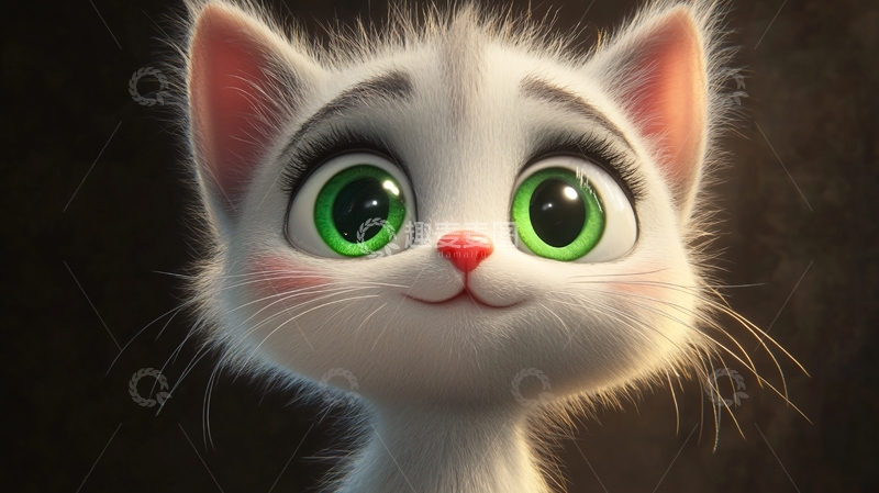 高清大图下载【趣麦麦图】卡通猫咪15