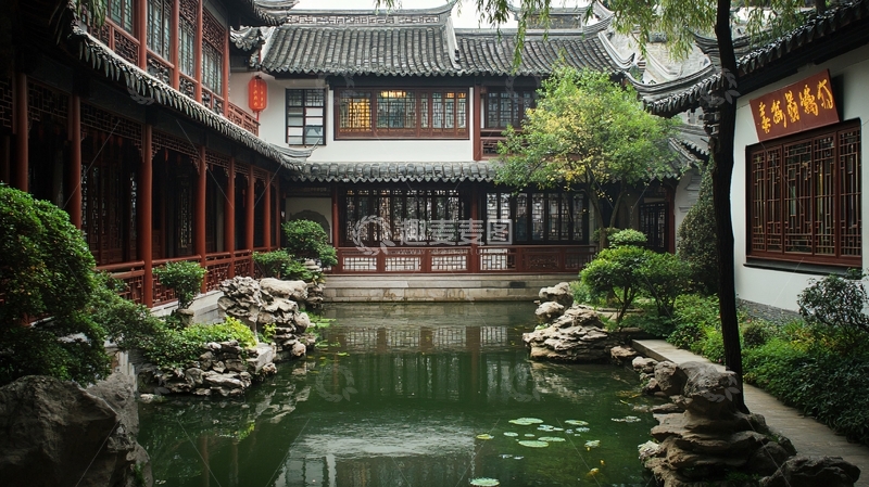 高清大图下载【趣麦麦图】传统古典园林