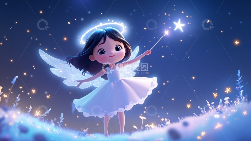 高清大图下载【趣麦麦图】梦幻天使童话故事5
