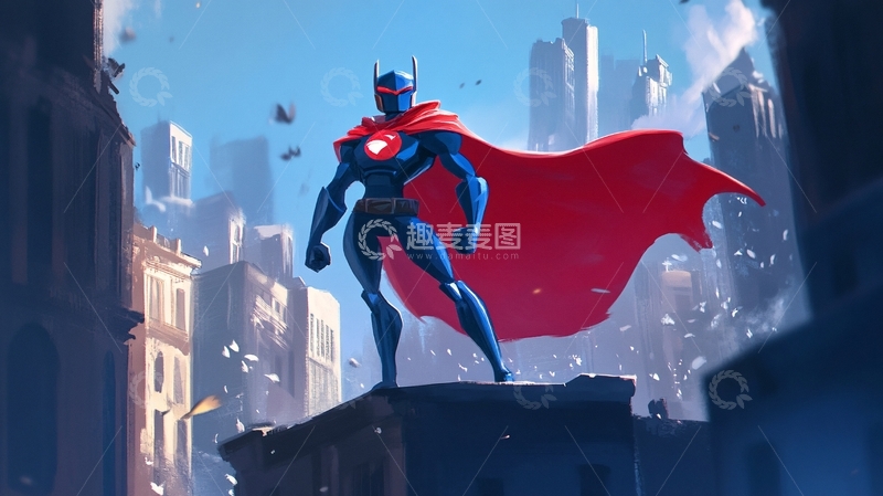 高清大图下载【趣麦麦图】城市英雄3