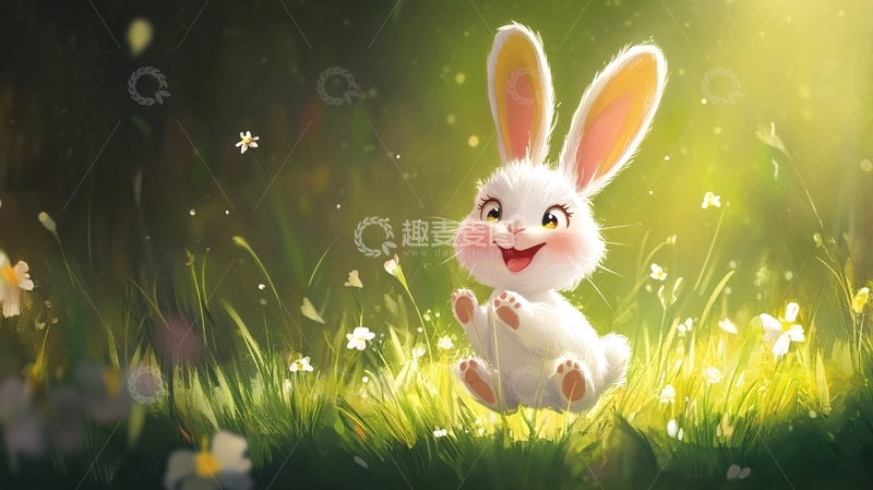 高清大图下载【趣麦麦图】小兔临摹15