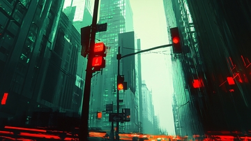 城市红灯路口6