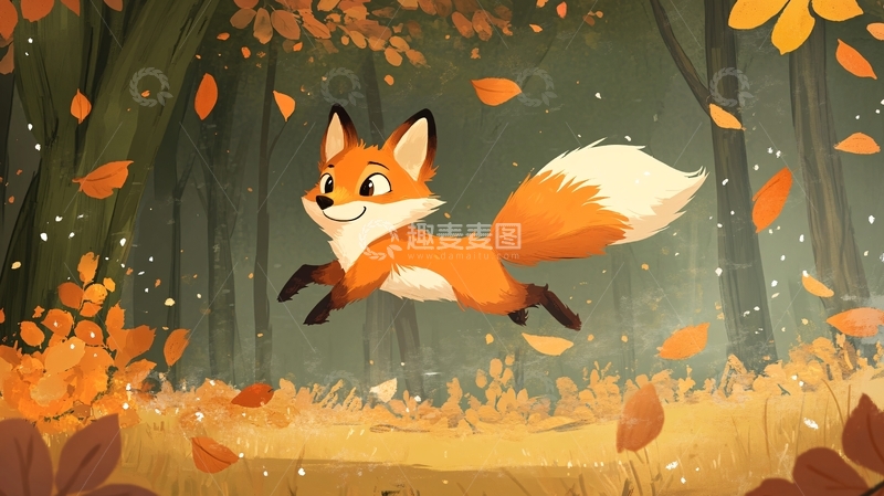 高清大图下载【趣麦麦图】小狐狸临摹23