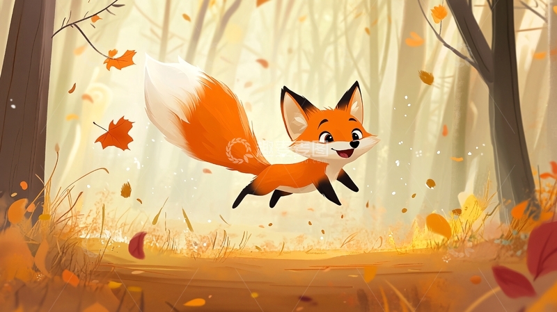 高清大图下载【趣麦麦图】小狐狸临摹24