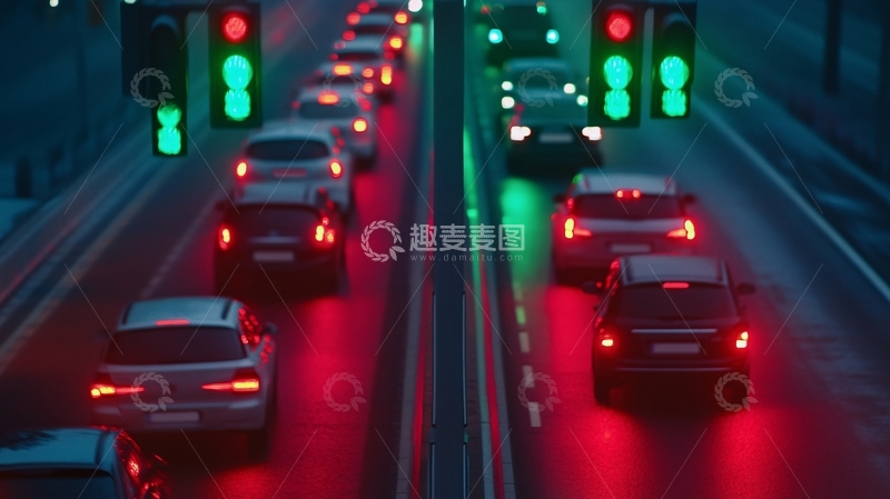 高清大图下载【趣麦麦图】车辆灯光