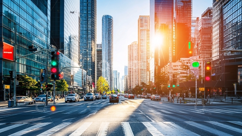 高清大图下载【趣麦麦图】都市繁华街景2