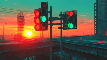 城市红灯路口13