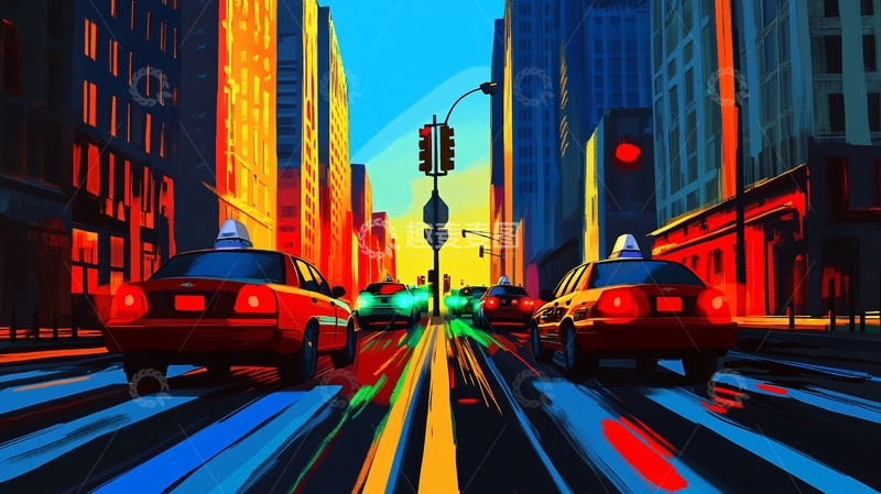 高清大图下载【趣麦麦图】现代快速交通3