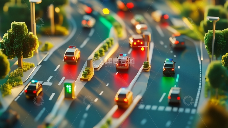 高清大图下载【趣麦麦图】智慧交通科技6