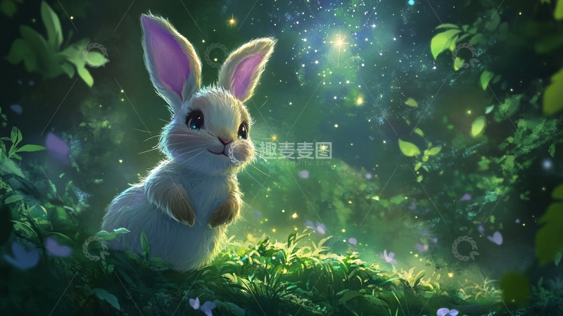 高清大图下载【趣麦麦图】小兔临摹18