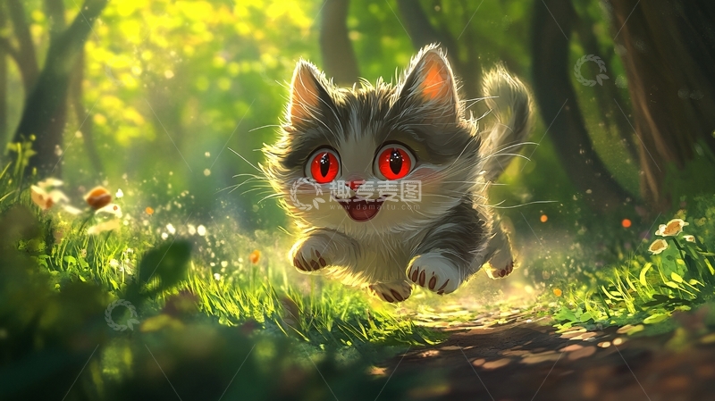 高清大图下载【趣麦麦图】卡通猫咪18