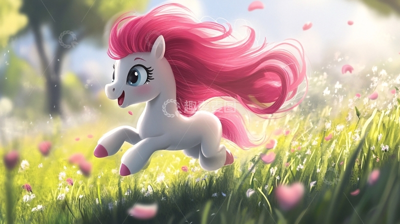 高清大图下载【趣麦麦图】小马高清图1