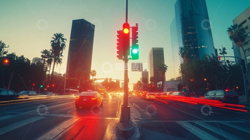 高清大图下载【趣麦麦图】洛杉矶交通7