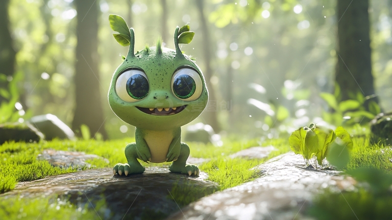 高清大图下载【趣麦麦图】小怪兽森林冒险记