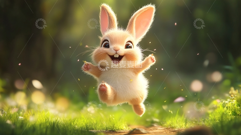 高清大图下载【趣麦麦图】小兔临摹19