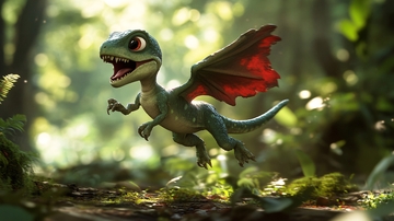 呆萌小恐龙形象20