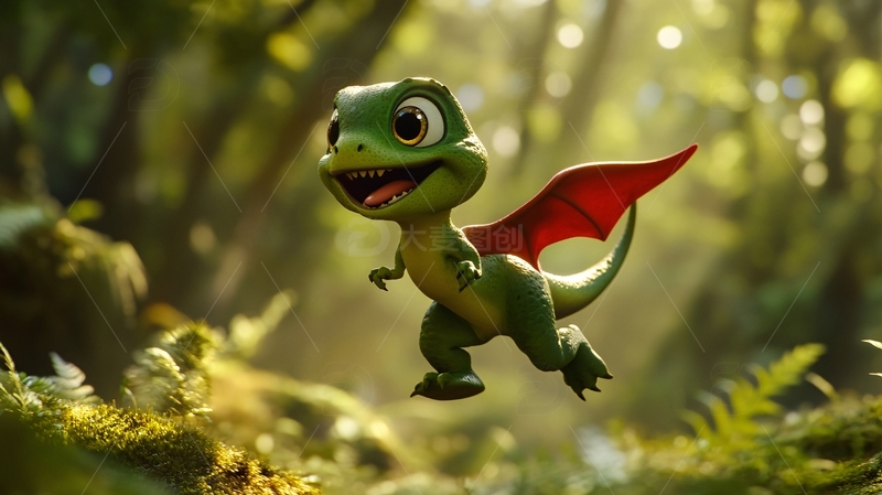 呆萌小恐龙形象18