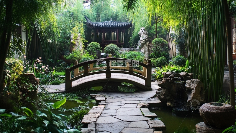 高清大图下载【趣麦麦图】仿宋园林1