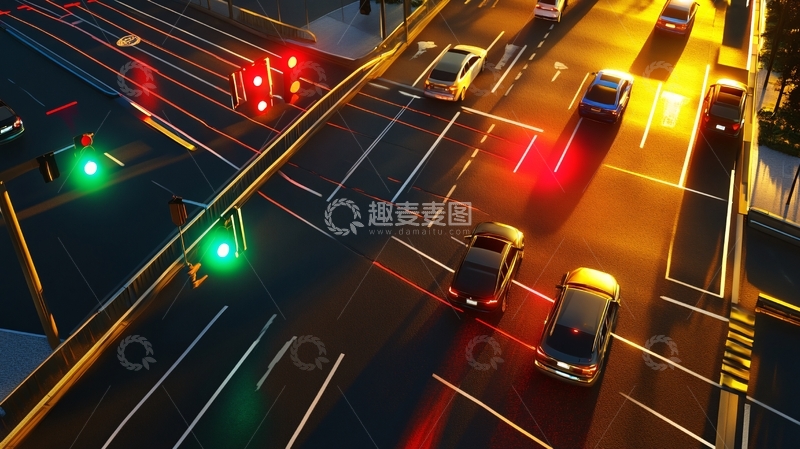 高清大图下载【趣麦麦图】智能交通信号7