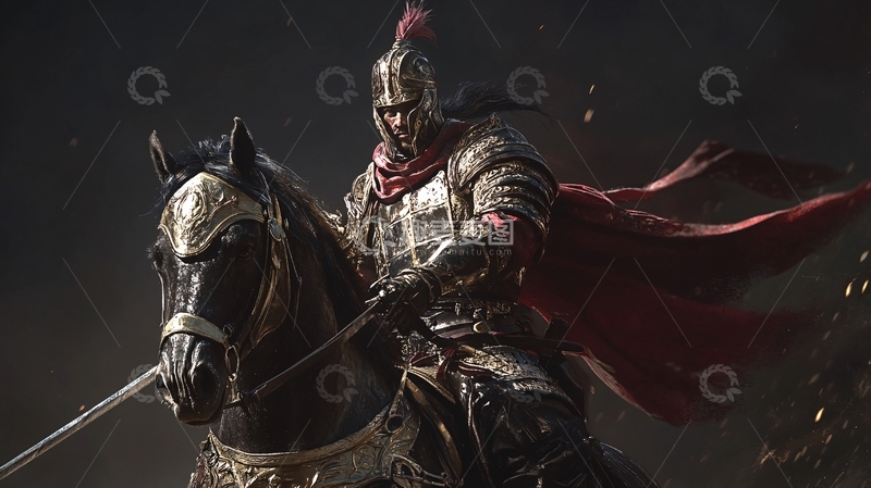 高清大图下载【趣麦麦图】戎装武将