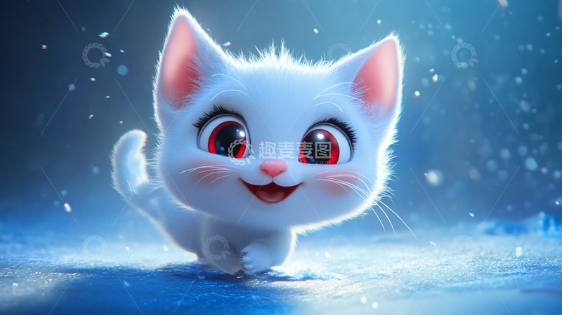高清大图下载【趣麦麦图】卡通猫咪23