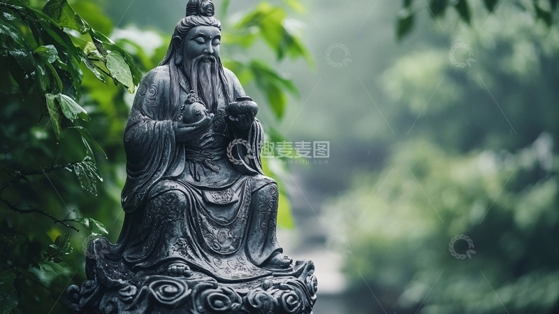 高清大图下载【趣麦麦图】道教修行八仙像