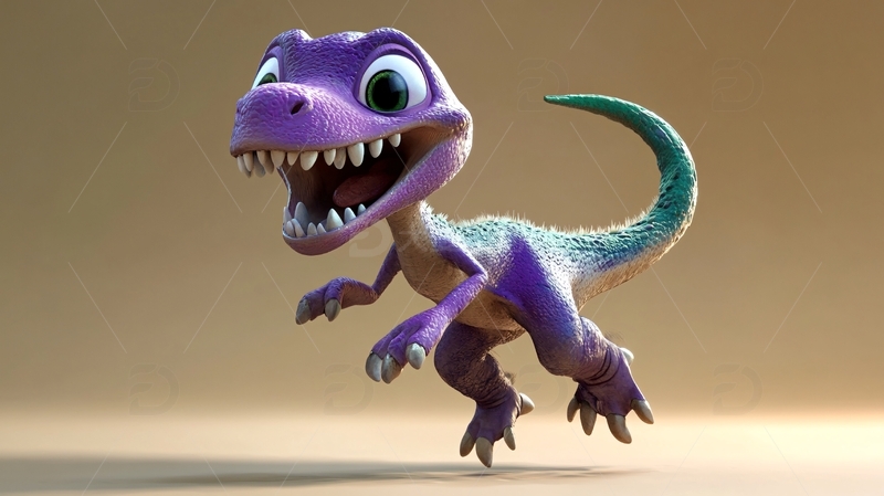 呆萌小恐龙形象21