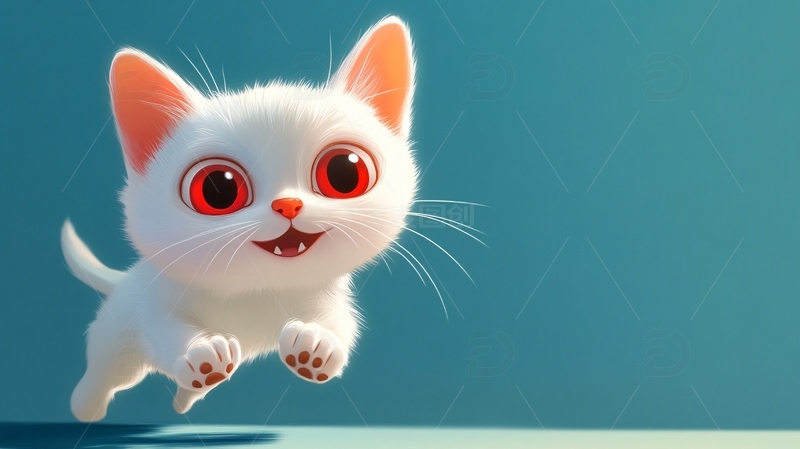 高清大图下载【趣麦麦图】卡通猫咪25