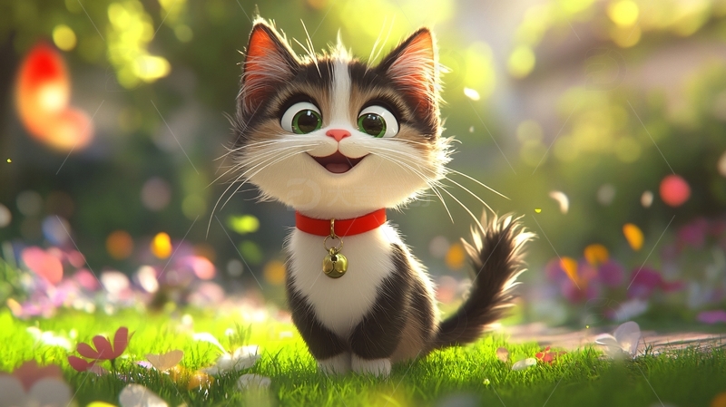 高清大图下载【趣麦麦图】卡通猫咪21