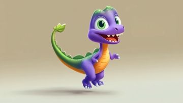 呆萌小恐龙形象24