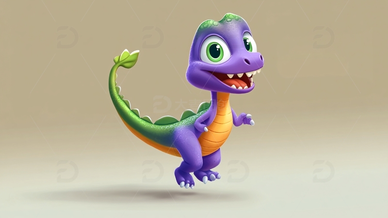 呆萌小恐龙形象24