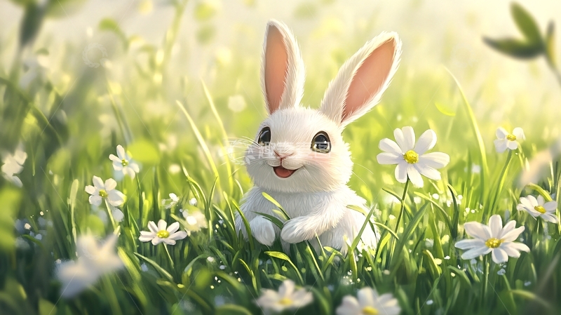 高清大图下载【趣麦麦图】小兔临摹22