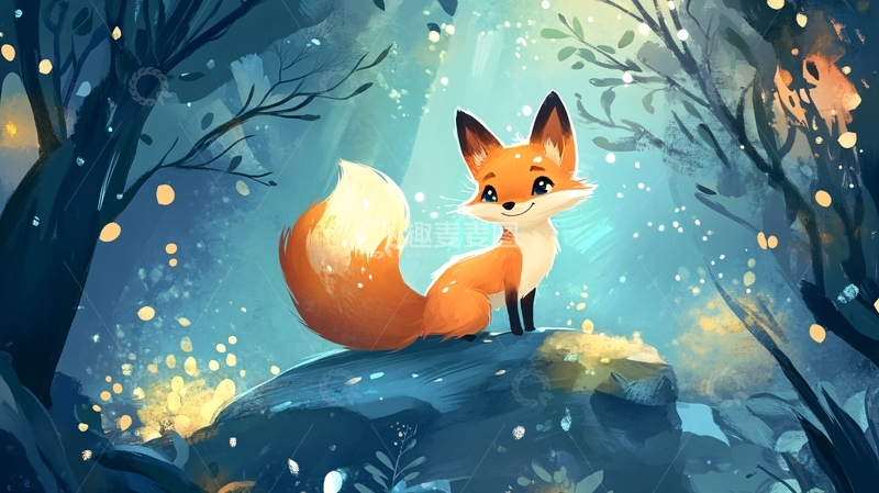 高清大图下载【趣麦麦图】小狐狸临摹34