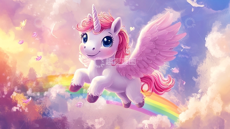 高清大图下载【趣麦麦图】梦幻童话彩虹彩虹小马5