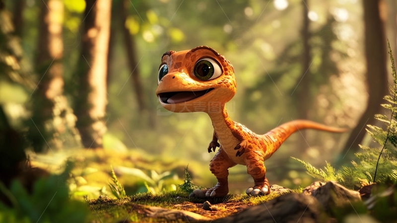 呆萌小恐龙形象25