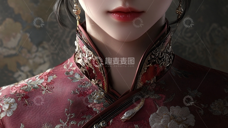 高清大图下载【趣麦麦图】宫女模型