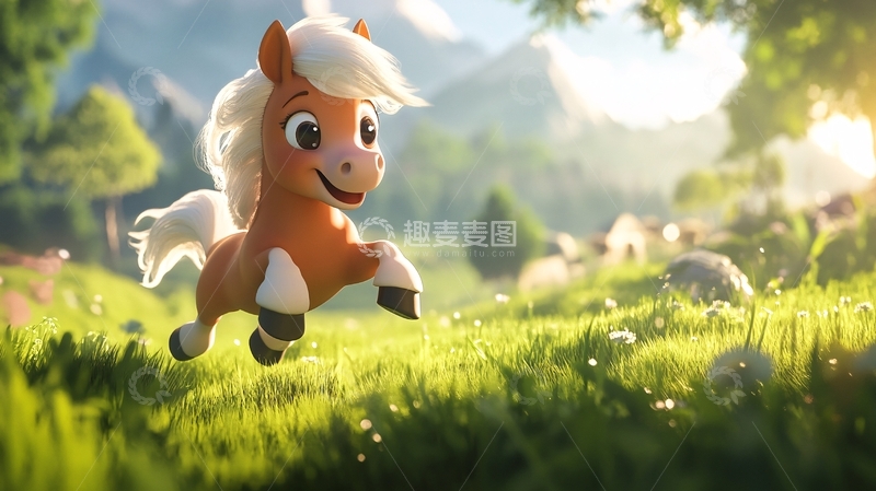 高清大图下载【趣麦麦图】小马高清图2