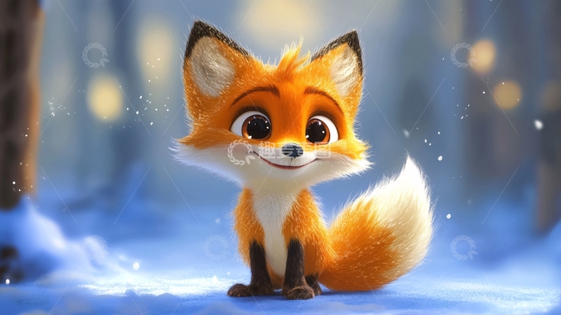 高清大图下载【趣麦麦图】小狐狸壁纸12