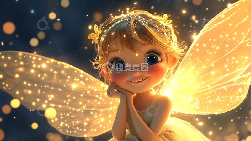 高清大图下载【趣麦麦图】梦幻天使童话故事8