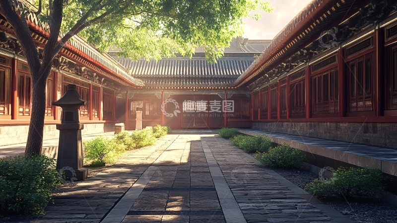 高清大图下载【趣麦麦图】明清古院宫殿