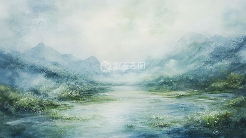 高清大图下载【趣麦麦图】草地原画2