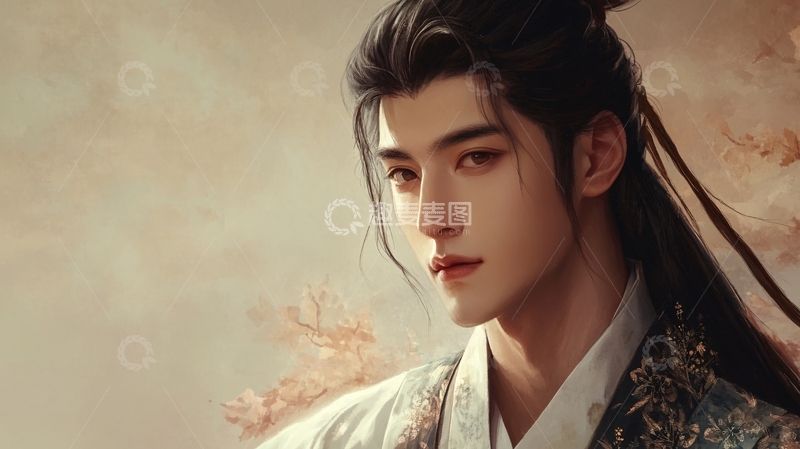 高清大图下载【趣麦麦图】古典美男古装美男